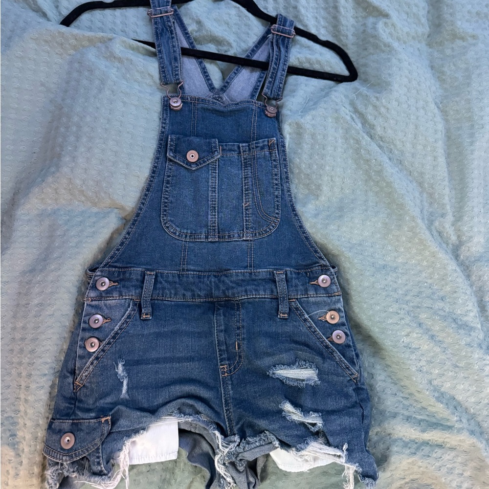 Denim Shorts Overals Size XS